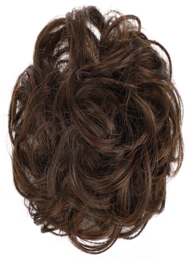 HMD Messy Bun Hair Piece Curly Hair Bun for Women Hair Bun Hair Piece Scrunchies Synthetic Fake Bun Chignon Hair Extensions Hairpieces for Daily Wear - Image 2